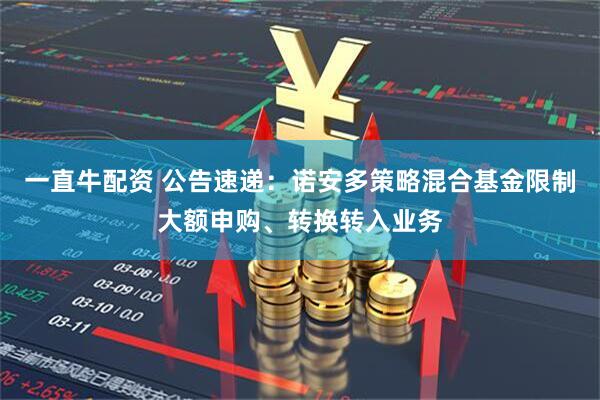 一直牛配资 公告速递：诺安多策略混合基金限制大额申购、转换转入业务