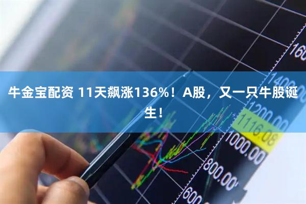 牛金宝配资 11天飙涨136%！A股，又一只牛股诞生！