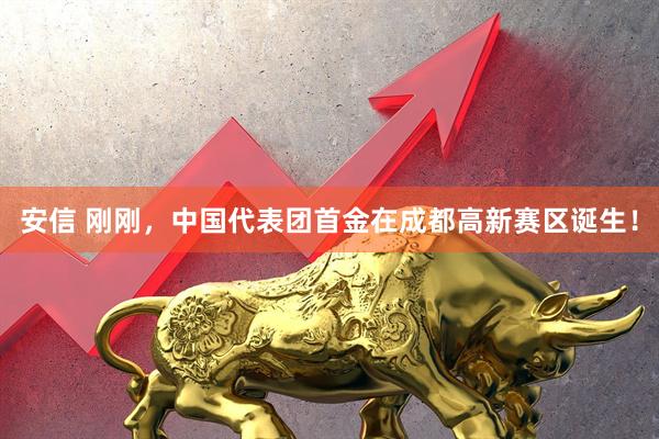 安信 刚刚，中国代表团首金在成都高新赛区诞生！
