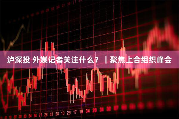 泸深投 外媒记者关注什么？｜聚焦上合组织峰会