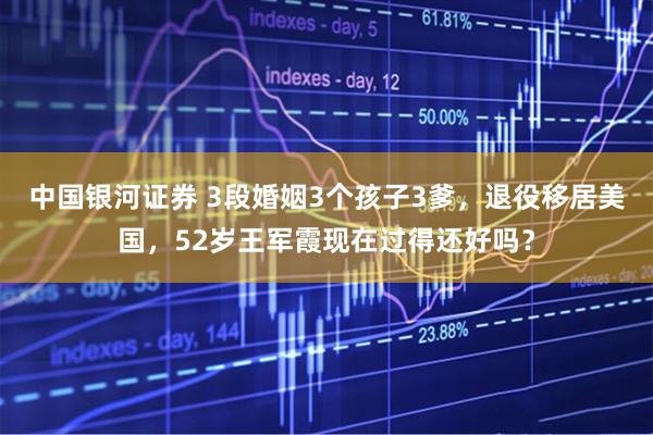 中国银河证券 3段婚姻3个孩子3爹,退役移居美国,52岁王军霞现在过得还好吗?